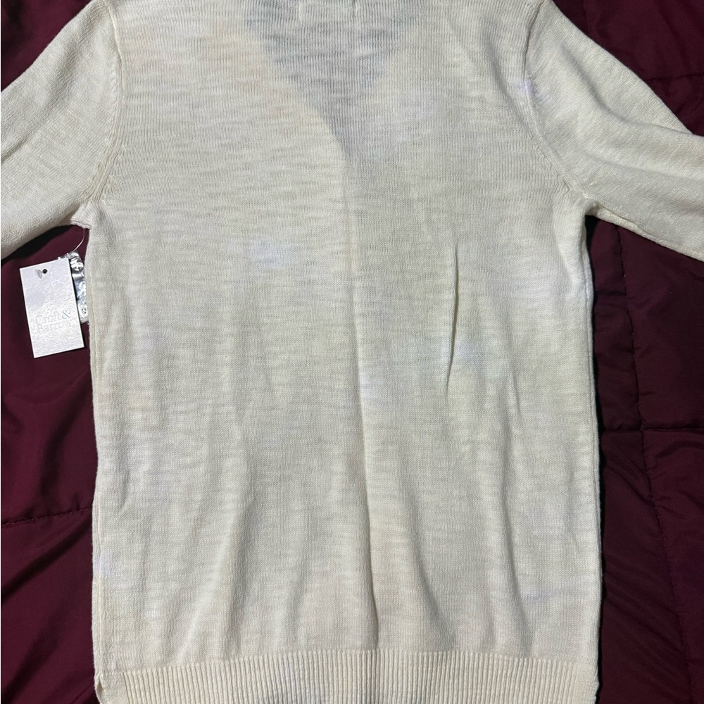 Croft & Barrow Women's Ivory sweater - Picture 7 of 8